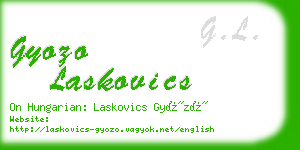 gyozo laskovics business card